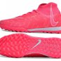 Men's& woman'sPhantom Luna Elite Turf Football Boots - PinkVoltWhite