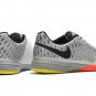 Men's& woman'sLunargato II IC Indoor - WhiteMetallic SilverBright Crimson