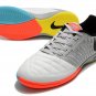 Men's& woman'sLunargato II IC Indoor - WhiteMetallic SilverBright Crimson