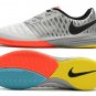 Men's& woman'sLunargato II IC Indoor - WhiteMetallic SilverBright Crimson