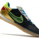 Men's& woman'sStreetgato IC Indoor - BlackVoltCyber TealMetallic Vivid Gold