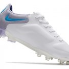 Men's& woman'sTiempo Legend 9 Elite FG - WhiteBlackBlue