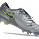 Men's& woman'sTiempo Legend 10 Elite FG Chrome R9 Concept - Chrome GreyGreenBlack