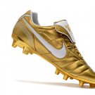 Men's& woman'sTiempo Legend VII R10 Elite FG - GoldWhite