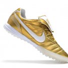 Men's& woman'sTiempo Legend VII R10 Elite TF - GoldWhiteSilver