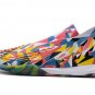 Men's& woman's1 Indoor Geometric - Bright BlueYellowSolar Red