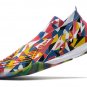 Men's& woman's1 Indoor Geometric - Bright BlueYellowSolar Red