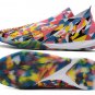 Men's& woman's1 Indoor Geometric - Bright BlueYellowSolar Red