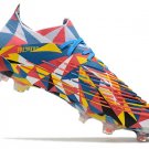 Men's& woman's1 Low FG Geometric - Bright BlueYellowSolar Red