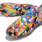 Men's& woman's1 Low FG Geometric - Bright BlueYellowSolar Red