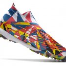 Men's& woman's1 Turf Geometric - Bright BlueYellowSolar Red