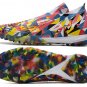Men's& woman's1 Turf Geometric - Bright BlueYellowSolar Red