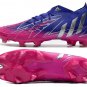 Men's& woman'sPredator Edge .1 FG Champions Code Pack - Team College PurpleSilver MetallicShock Pink