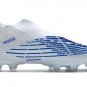 Men's& woman'sPredator Edge + FG - White Hi-Res Blue