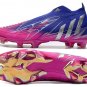 Men's& woman'sPredator Edge + FG Champions Code Pack - Team College PurpleSilver MetallicShock Pink