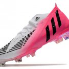 Men's& woman'sPredator Edge LZ.1 FG Beckham - Solar PinkBlackWhite