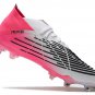 Men's& woman'sPredator Edge LZ.1 FG Beckham - Solar PinkBlackWhite