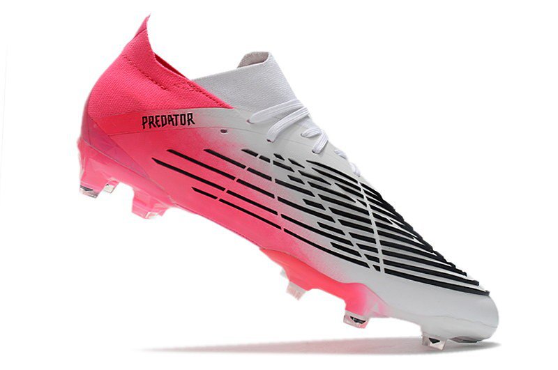 Men's& woman'sPredator Edge LZ.1 Low FG Beckham - Solar PinkBlackWhite