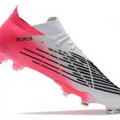 Men's& woman'sPredator Edge LZ.1 Low FG Beckham - Solar PinkBlackWhite