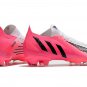 Men's& woman'sPredator Edge LZ.1 Low FG Beckham - Solar PinkBlackWhite