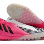 Men's& woman'sPredator Edge LZ.1 Turf Beckham - Solar PinkBlackWhite