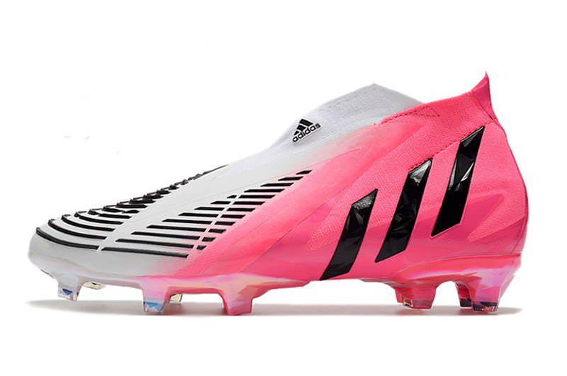 Men's& woman'sPredator Edge LZ+ FG Beckham - Solar PinkBlackWhite