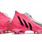 Men's& woman'sPredator Edge LZ+ FG Beckham - Solar PinkBlackWhite
