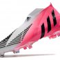 Men's& woman'sPredator Edge LZ+ FG Beckham - Solar PinkBlackWhite