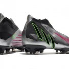 Men's& woman'sPredator Edge+ FG Beyond Fast - Silver MetallicBlackGreen