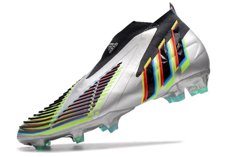 Men's& woman'sPredator Edge+ FG Beyond Fast - Silver MetallicCore BlackSolar Green