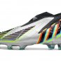 Men's& woman'sPredator Edge+ FG Beyond Fast - Silver MetallicCore BlackSolar Green