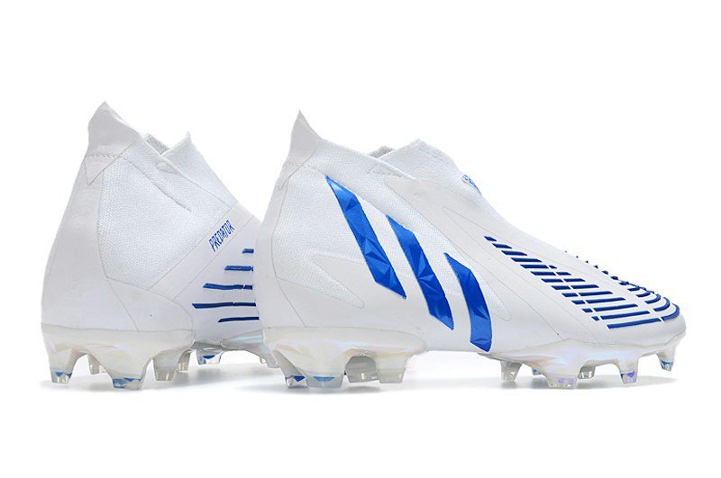 Men's& woman'sPredator Edge+ FG Diamond Edge - WhiteHi-Res BlueWhite