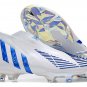 Men's& woman'sPredator Edge+ FG Diamond Edge - WhiteHi-Res BlueWhite