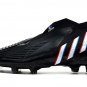 Men's& woman'sPredator Edge+ FG Edge of Darkness - BlackWhiteVivid Red