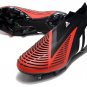 Men's& woman'sPredator Edge+ FG Football - BlackWhiteRed