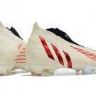 Men's& woman'sPredator Edge+ FG Showdown - Off WhiteRedGold Metallic