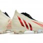Men's& woman'sPredator Edge+ FG Showdown - Off WhiteRedGold Metallic