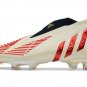 Men's& woman'sPredator Edge+ FG Showdown - Off WhiteRedGold Metallic