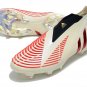 Men's& woman'sPredator Edge+ FG Showdown - Off WhiteRedGold Metallic