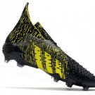 Men's& woman'sPredator Freak Numbersup FG Black Solar Yellow