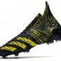 Men's& woman'sPredator Freak Numbersup FG Black Solar Yellow