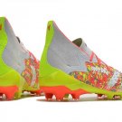 Men's& woman'sPredator Freak.1 AG Clear Grey White Solar Yellow