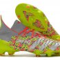Men's& woman'sPredator Freak.1 FG Numbers up - Yellow  Grey  White