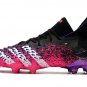 Men's& woman'sPredator Freak.1 FG Superspectral - Pink Black White