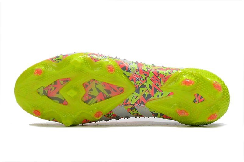 Men's& woman'sPredator Freak.1 Low FG Numbers up - Yellow  Grey  White