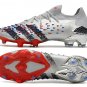 Men's& woman'sPredator Freak.1 Low FG Showpiece - Silver  Black  Red  Blue