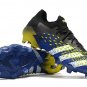 Men's& woman'sPredator Freak.1 Low FG Superlative - Blue Black White Yellow