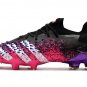 Men's& woman'sPredator Freak.1 Low FG Superspectral - Pink Black White