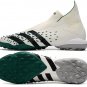 Men's& woman'sPredator Freak+ EQT TF Turf - WhiteCore BlackSub Green