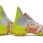 Men's& woman'sPredator Freak+ FG Clear Grey White Solar Yellow